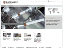 Tablet Screenshot of borgwaldt.com